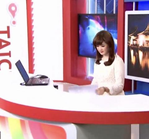 章祐瑄 - 晚間新聞收播畫面