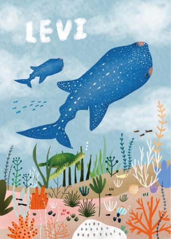 木子李設計工作室 - 手繪彌月卡