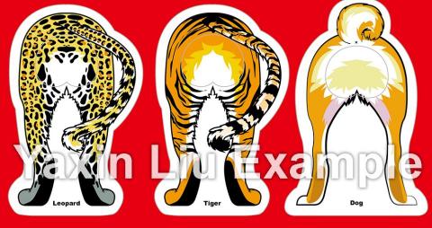 Yaxin Liu - 趣味構思漫畫風格圖案範例