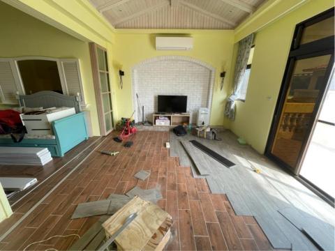 聖辰地板設計(塑膠地板代工達人賴桑) - 施工前原有磁磚 聖辰地板設計(塑膠地板代工達人賴桑) - 施工前原有磁磚