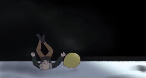 花花 - （畢業專題，角色繪製）老人重摔在地場景