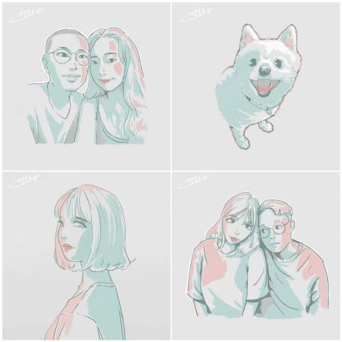 陳彥銘 - 人像插畫