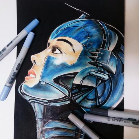 李佩庭 - 麥克筆畫