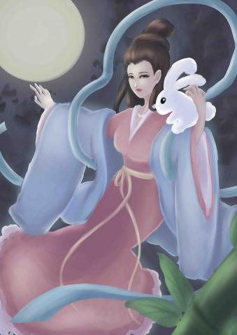 Kelly - 中秋節「嫦娥奔月」