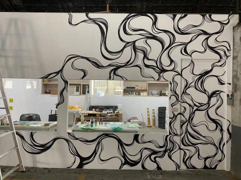 蔡詠宜 - 工作室牆面彩繪