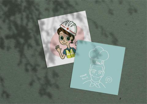 貳柒設計 - 《練習作品 &mdash;&mdash; Q版人像繪製》