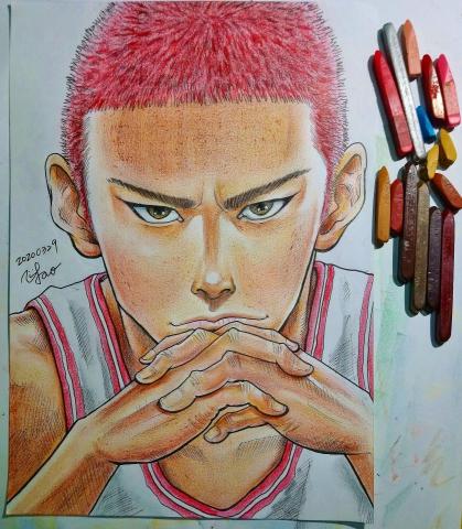 張藝耀 - 漫畫臨摹 (灌籃高手)