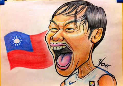 張藝耀 - 人物肖像漫畫 (林志傑)