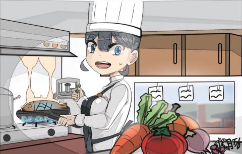 水豚打工仔 - 遊戲使用的插畫