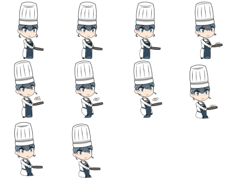 水豚打工仔 - 遊戲中的動畫製作1