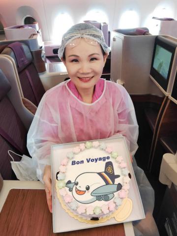 英文家教 - 飛行20年後最後一次出勤 (疫情時代的裝扮)