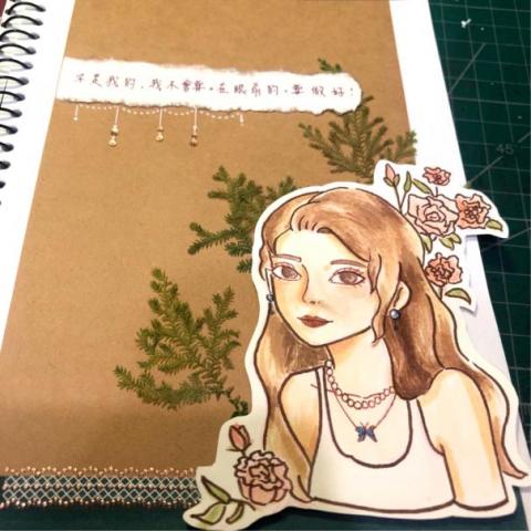 劉思含 - 水彩風格人物似顏繪