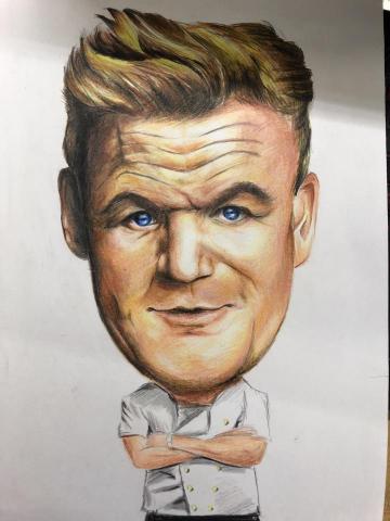 Leo Yang - Gordon James Ramsay
人像素描