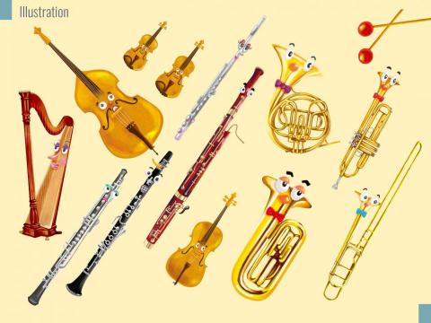 PAPARTY - 樂器插畫設計