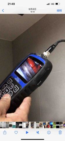 桃園邑𥛶科技設備抓漏驗屋檢測修繕工程行 - 窺探所有排水內外滲水漏水管道間造成的漏水科技設備儀器內窺外窺，內視鏡