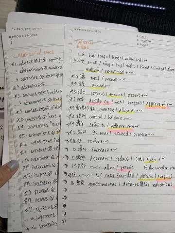 張芳綺 - 平時的筆記