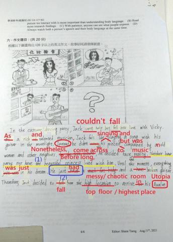 劍橋大學認證專業英教師資(解析式活用英文教學 - 學測英文作文檢討 劍橋大學認證專業英教師資(解析式活用英文教學 - 學測英文作文檢討