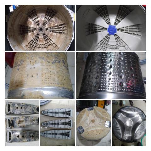 曾乾淨冷氣洗衣機清洗工作室 - 清洗前後