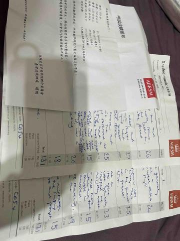 Michelle wang - 幫學生考過英國皇家鋼琴檢定優等。特優 通過