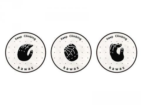 小狐狸插畫 - 貼紙設計。photoshop。