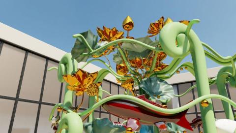 STUDIO KRISP - 公共藝術作品建模渲染