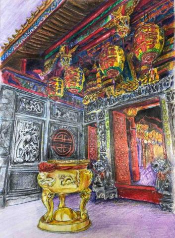 陳冠廷 - 色鉛筆繪畫 