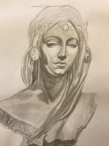 詹琇鈞 - 素描練習過程