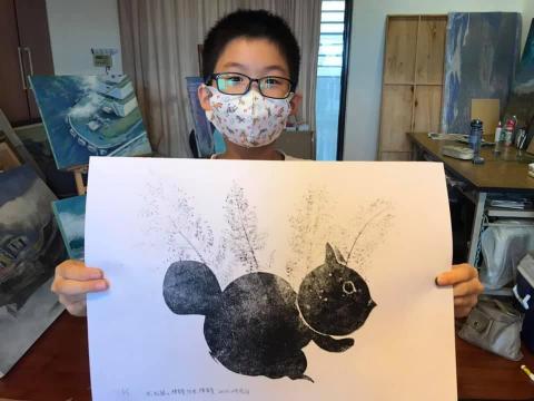 詹琇鈞 - 學生版畫完成品