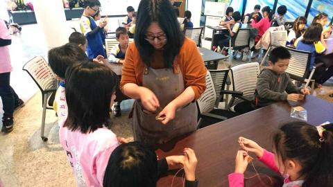 東千里革製間-團體課程/活動合作/教學預約 - 台北工藝館學校校外教學團體客程記錄照1