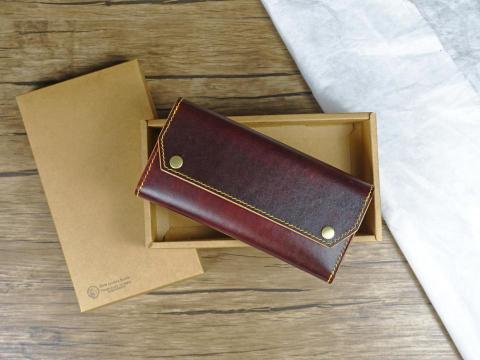 東千里革製間-團體課程/活動合作/教學預約 - 作品：手染色長夾