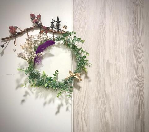 詹琇鈞 - 聖誕節-學生製作聖誕花圈