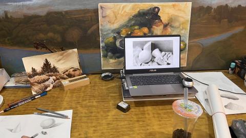 詹琇鈞 - 上課過程-畫幾何圖形的步驟