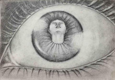 曾牧慈 - 素描創作- 掙