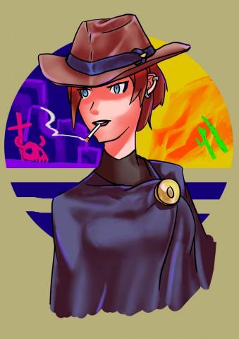 柏霖工作室 - 角色設定:女牛仔