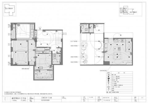 牆-工作室Twall studio 空間設計/舊屋空間改造 - 台中舊屋翻新案-平面配置圖