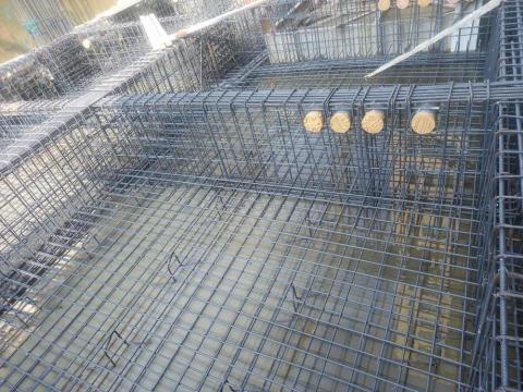 富井 - 筏式基礎施工，看那鋼筋排列，綁紮的多整齊阿