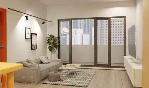 龍一桑 - 2房1廳 平面3D立體圖(2)