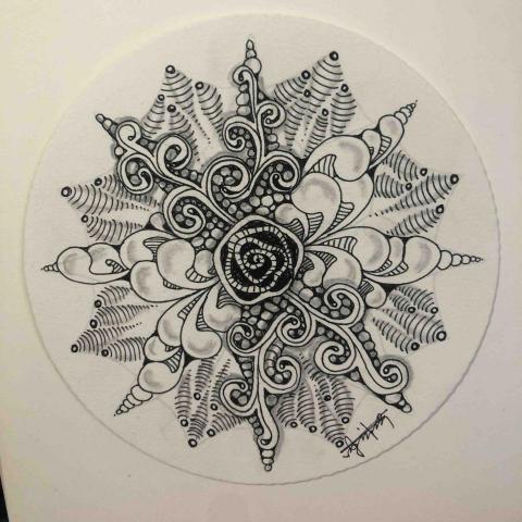 陳小姐 - Zentangle 