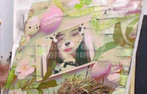 大於個人工作室 - DAYU-生日祝賀影片作品。此照片經過創意合成設計後再剪輯至作品運用。