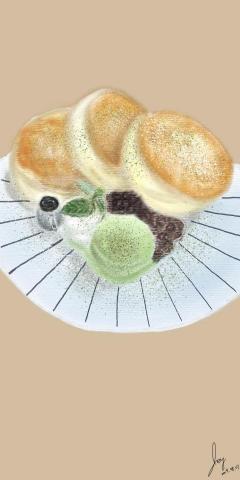 洪雨慈 - 手機繪圖－甜點