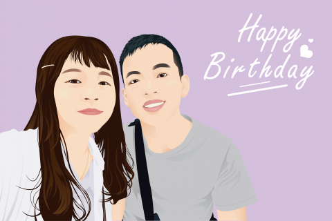 孫裕翔 - AI電繪似顏繪
明信片、生日賀卡