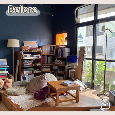 喵媽整理師柚希Yuki - Before照，案例3（星球實驗空間）