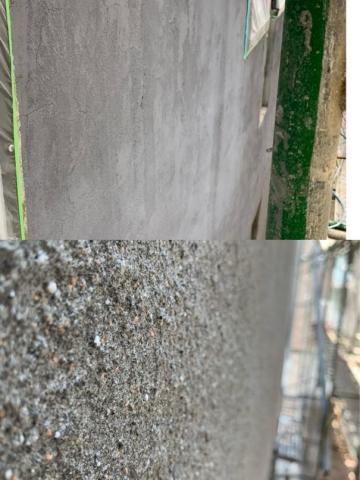 將遠油漆工程 - 外牆石頭漆施工前後