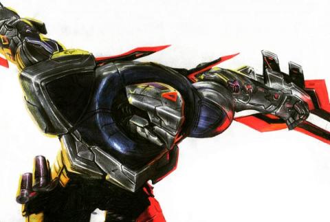 爾玉 - 這是我用色鉛筆的遊戲人物仿畫