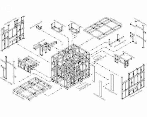 簡設作坊 - 機台框架模組化