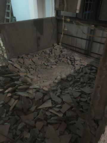 大通工程 - 地磚打除