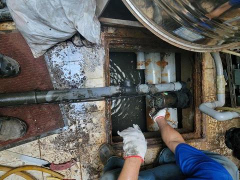 建傑水電 - 污水馬達更換