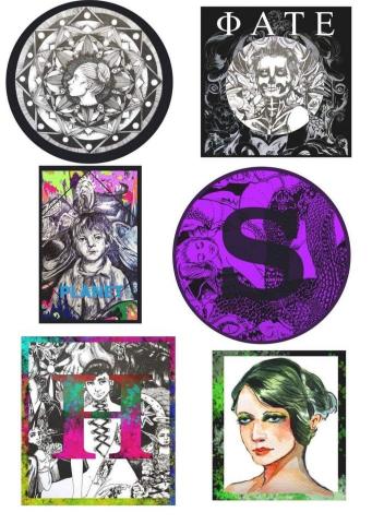 鐵獅畫畫工作室 - 線性貼紙設計