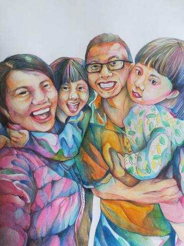 鐵獅畫畫工作室 - 家庭人像