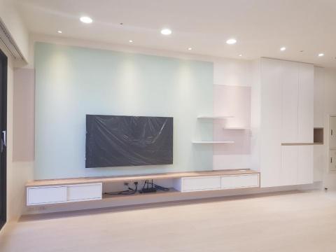 愛家裝潢設計工作室 - 客廳主牆設計